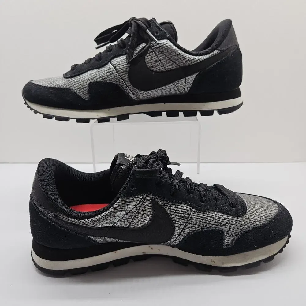Nike Air Pegasus 83 Premium Black Metallic Running Women's 8.5